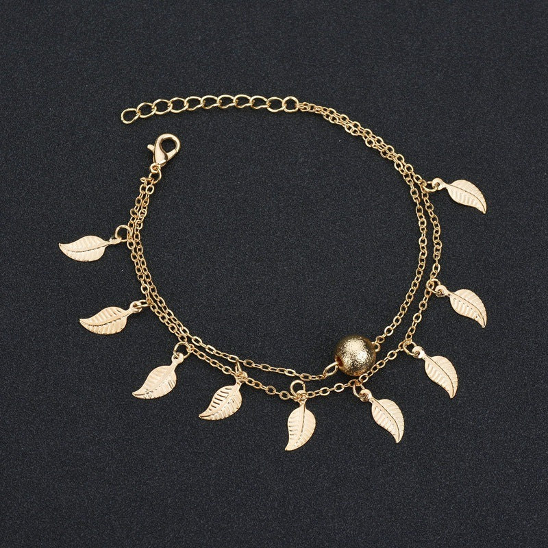 Early Mornings Tassel Anklet