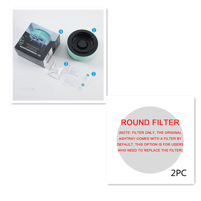 Automatic Smoke Removal Air Purification Ashtray