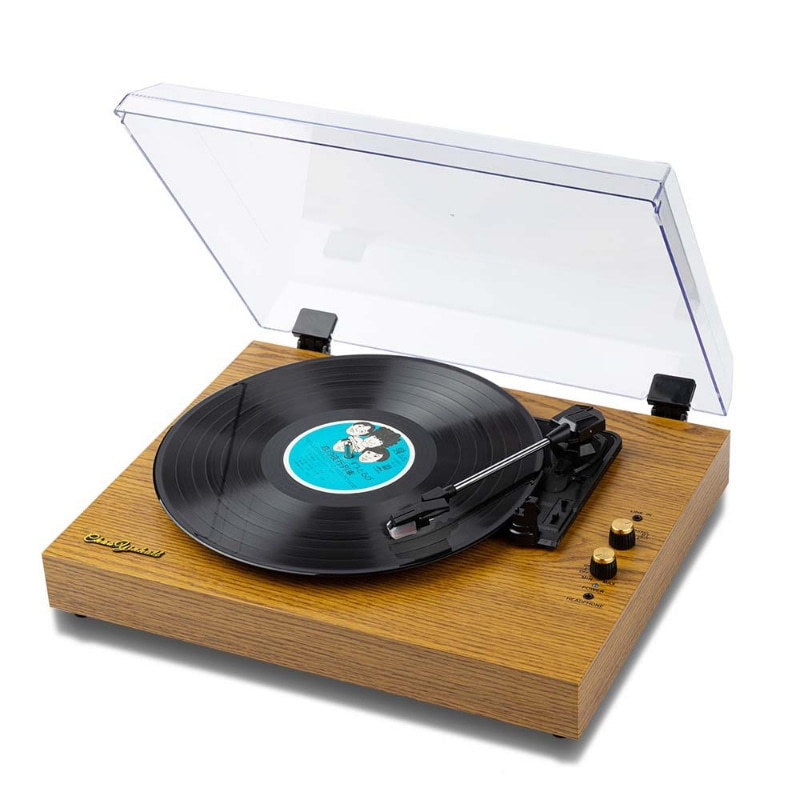 Vinyl Record Player Retro Bluetooth Audio Integrated Old-fashioned Phonograph Disc Piezoelectric