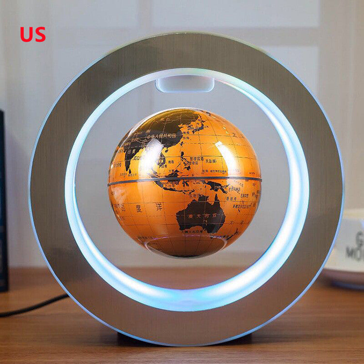 Round Anti-Gravity LED Floating Globe Magnetic Levitation
