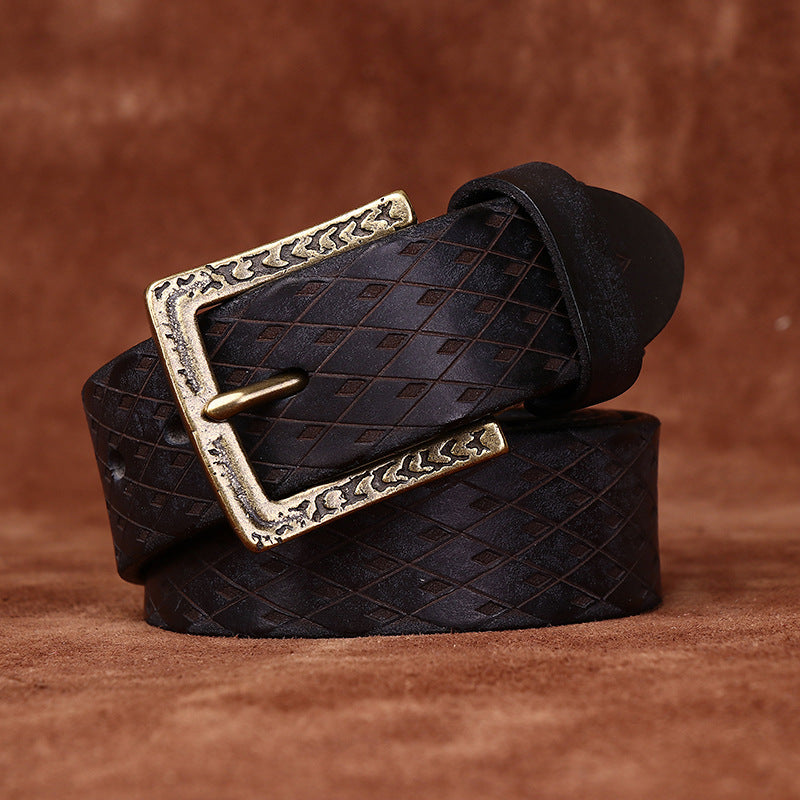The Ashford Original Diamond Carved Men's Belt