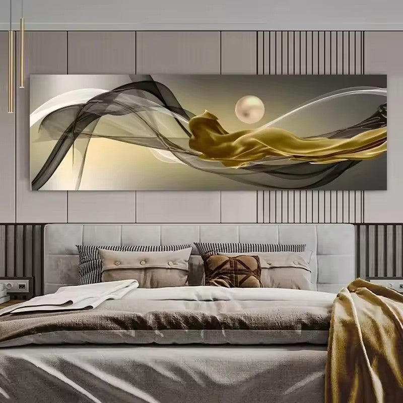 HD Moonlight City Canvas