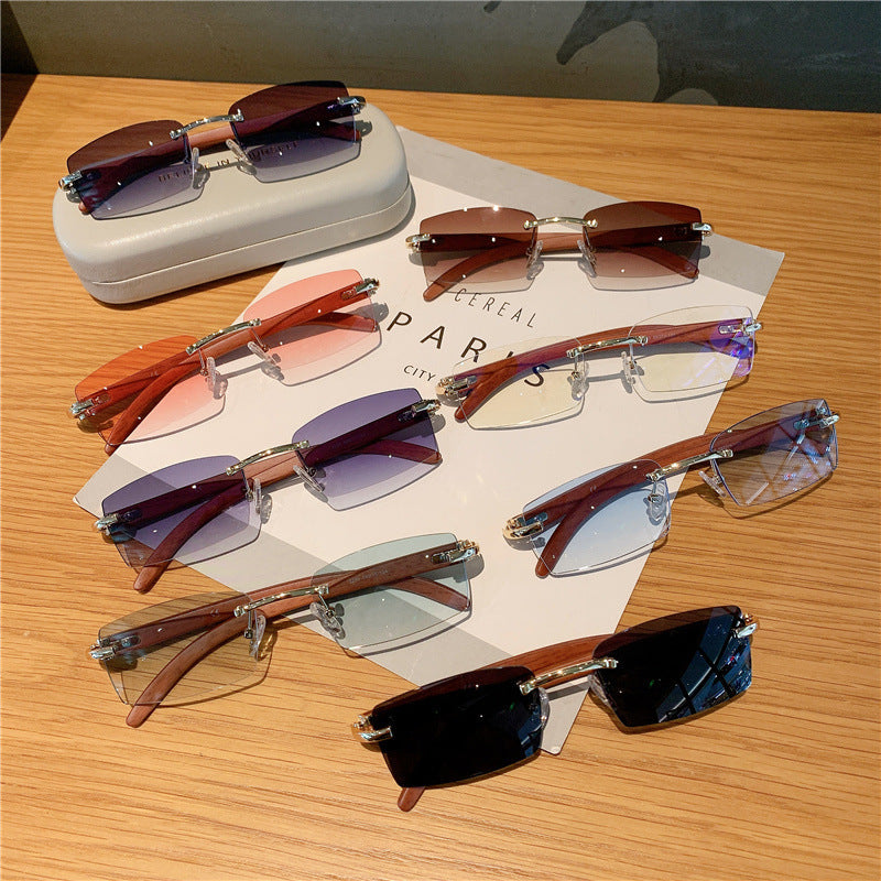 Glacia
Frameless Wood Grain Glasses UV400