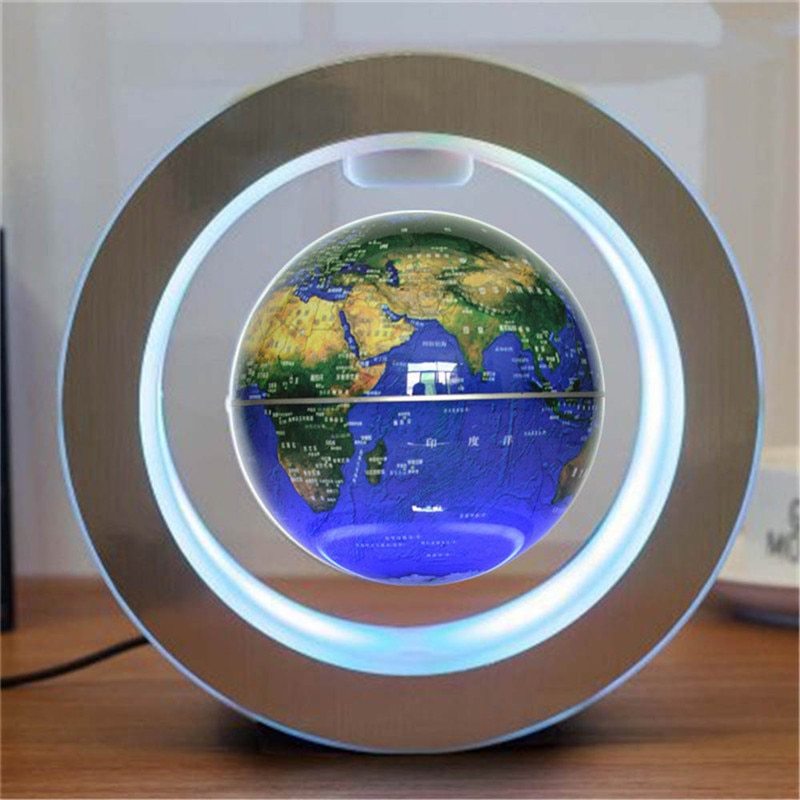 Round Anti-Gravity LED Floating Globe Magnetic Levitation