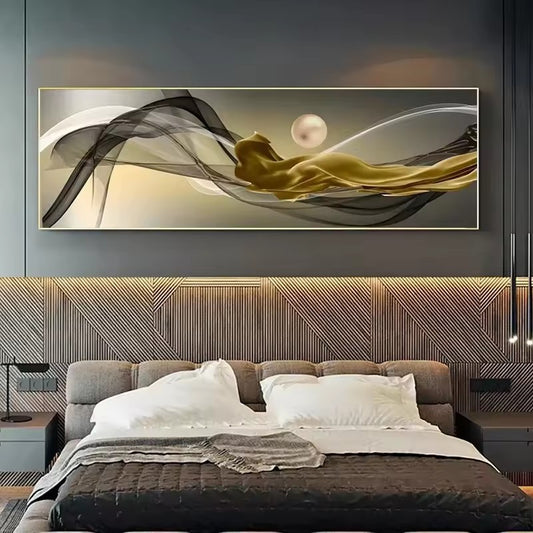 HD Moonlight City Canvas