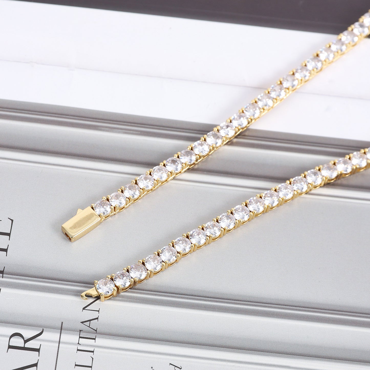 Titans Link 4mm Moissanite Tennis Chain