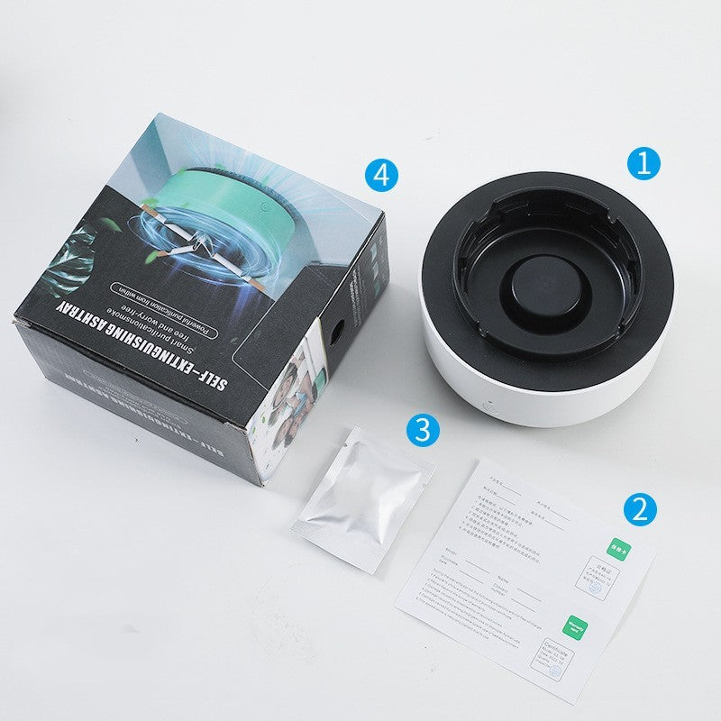 Automatic Smoke Removal Air Purification Ashtray