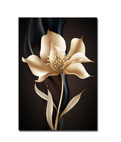 Golden Bloom Canvas