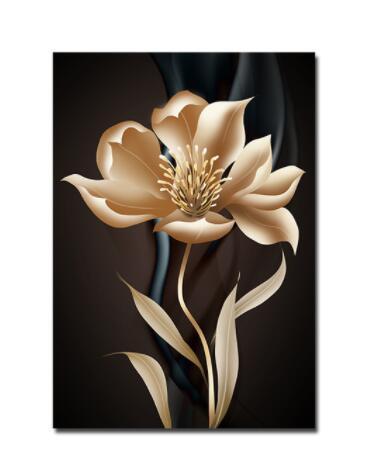 Golden Bloom Canvas