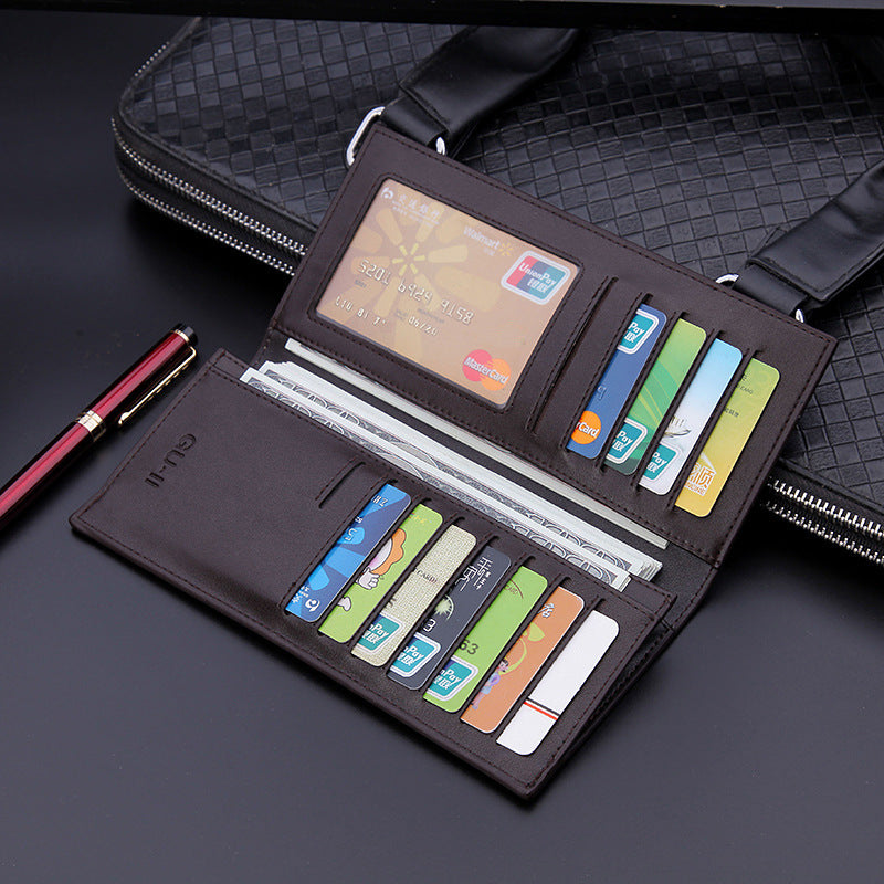 Gavelle Long Mens Wallet (hidden compartment)