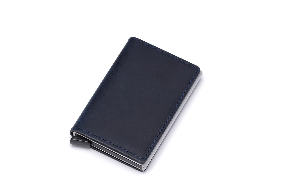 Leather Aluminum Card Case