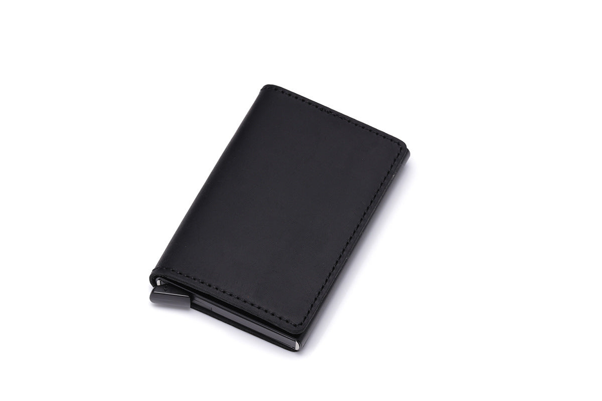 Leather Aluminum Card Case