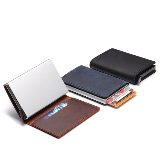 Leather Aluminum Card Case
