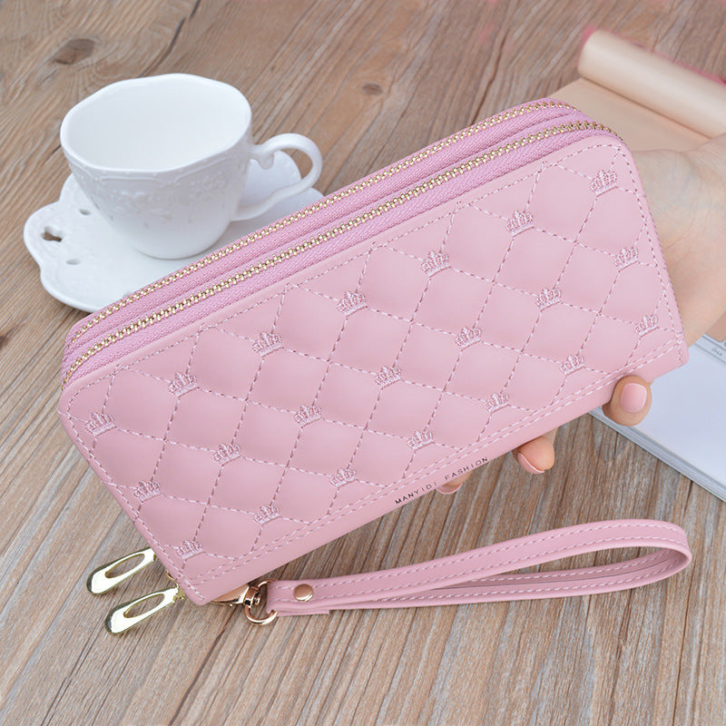 Reverie Roots Double Zipper Handbag