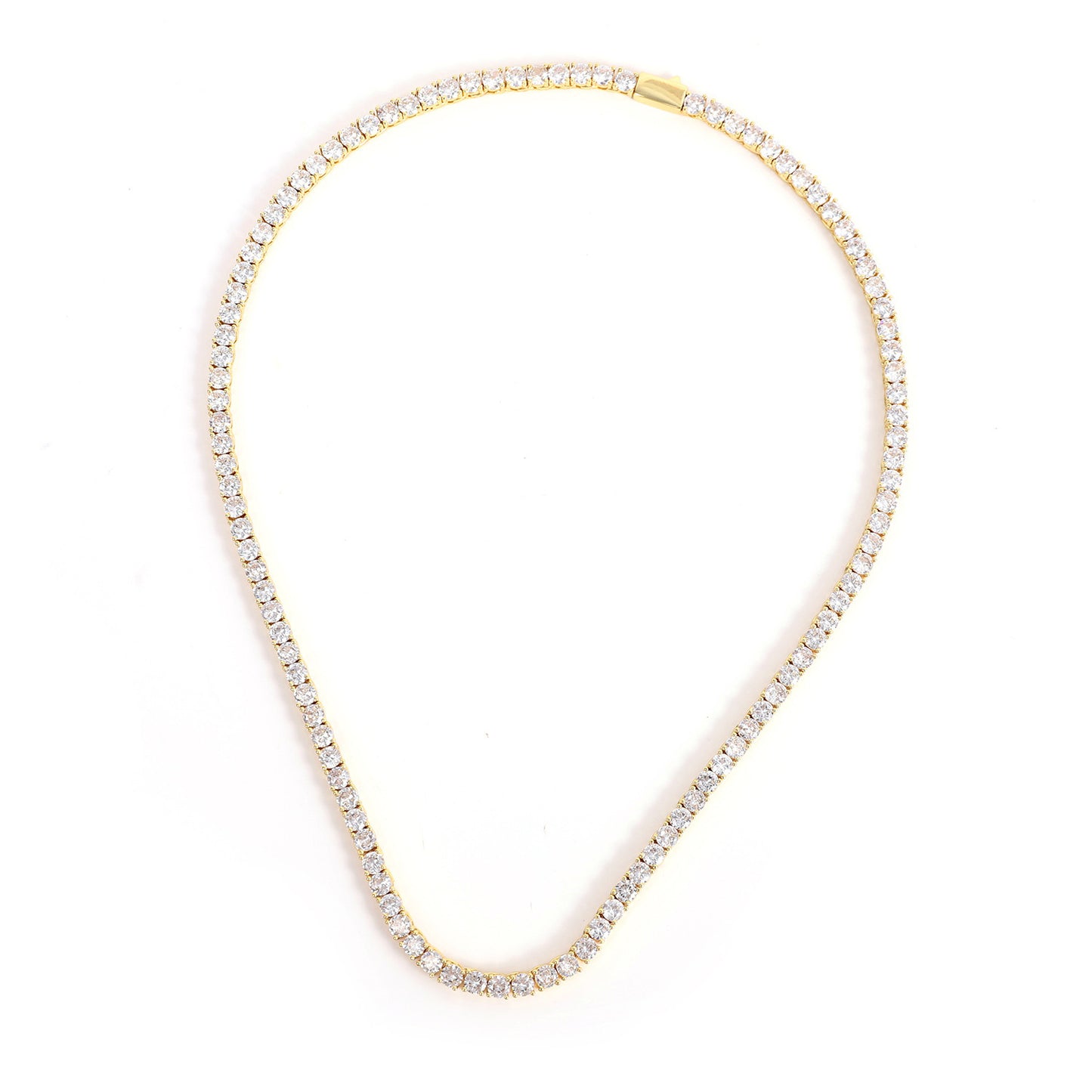 Titans Link 4mm Moissanite Tennis Chain