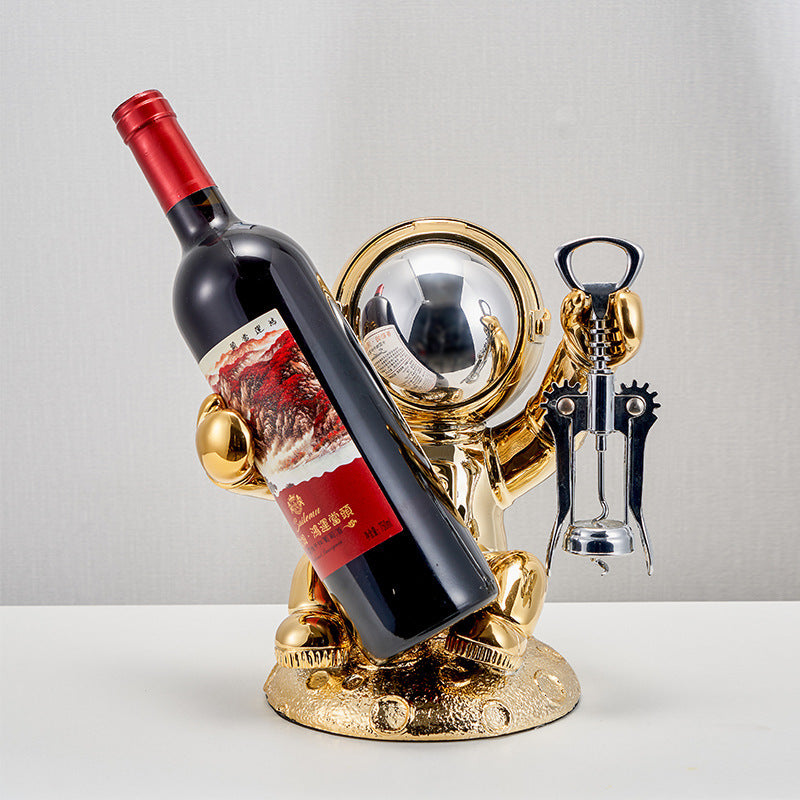 Stellar Astronaut Wine Rack + bottle opener