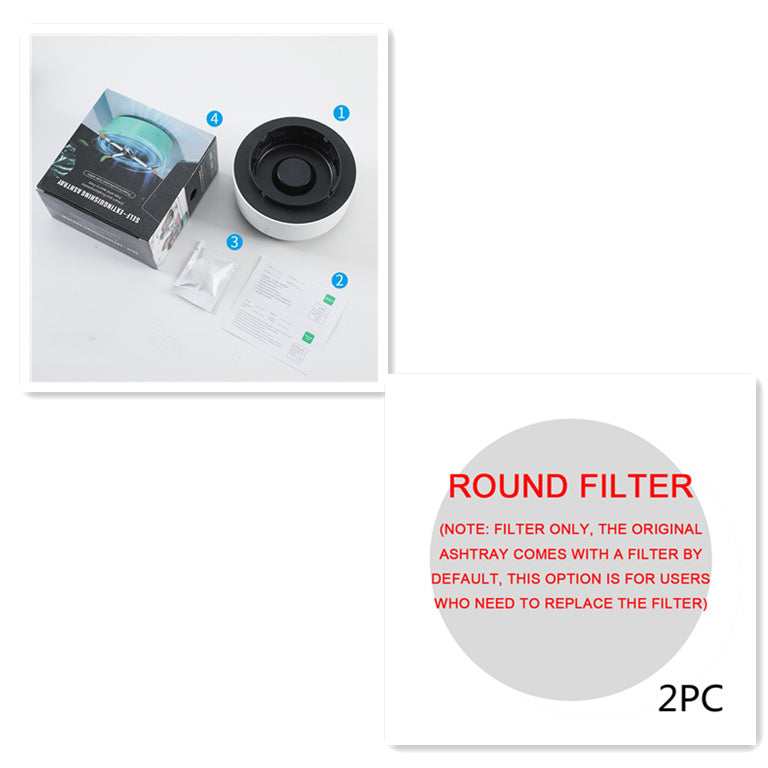 Automatic Smoke Removal Air Purification Ashtray