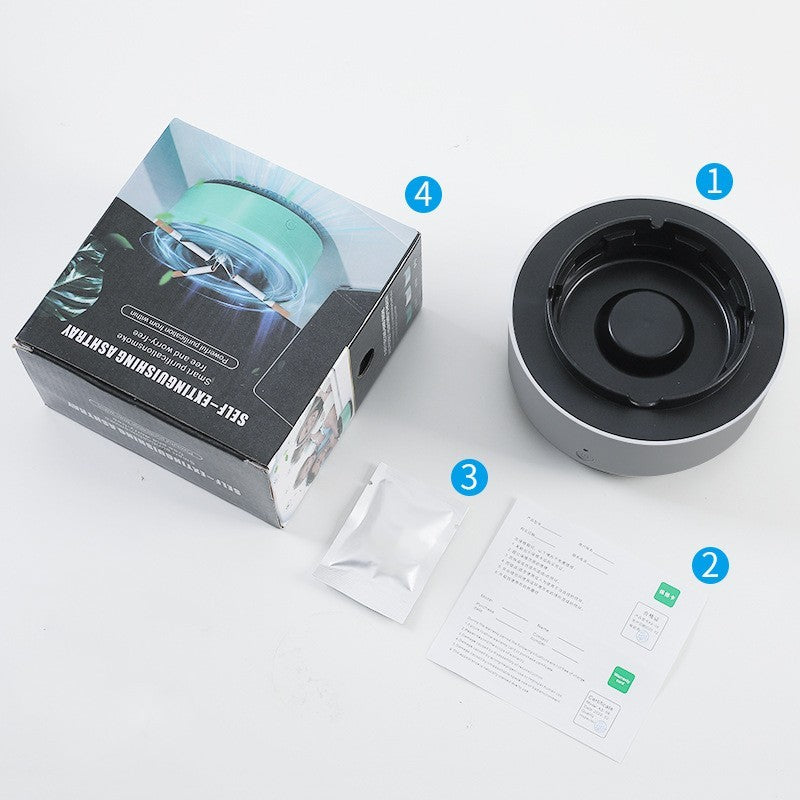 Automatic Smoke Removal Air Purification Ashtray