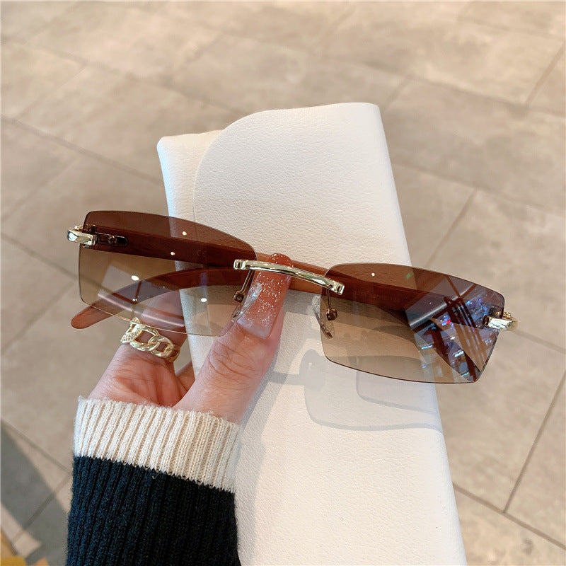 Glacia
 Frameless Wood Grain Glasses UV400