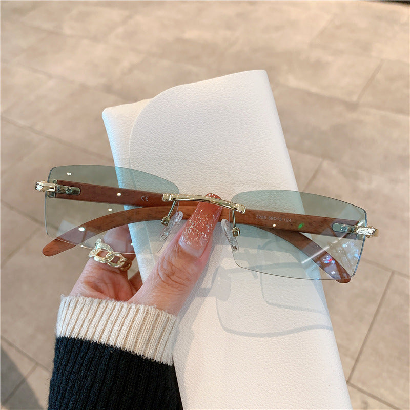 Glacia
 Frameless Wood Grain Glasses UV400