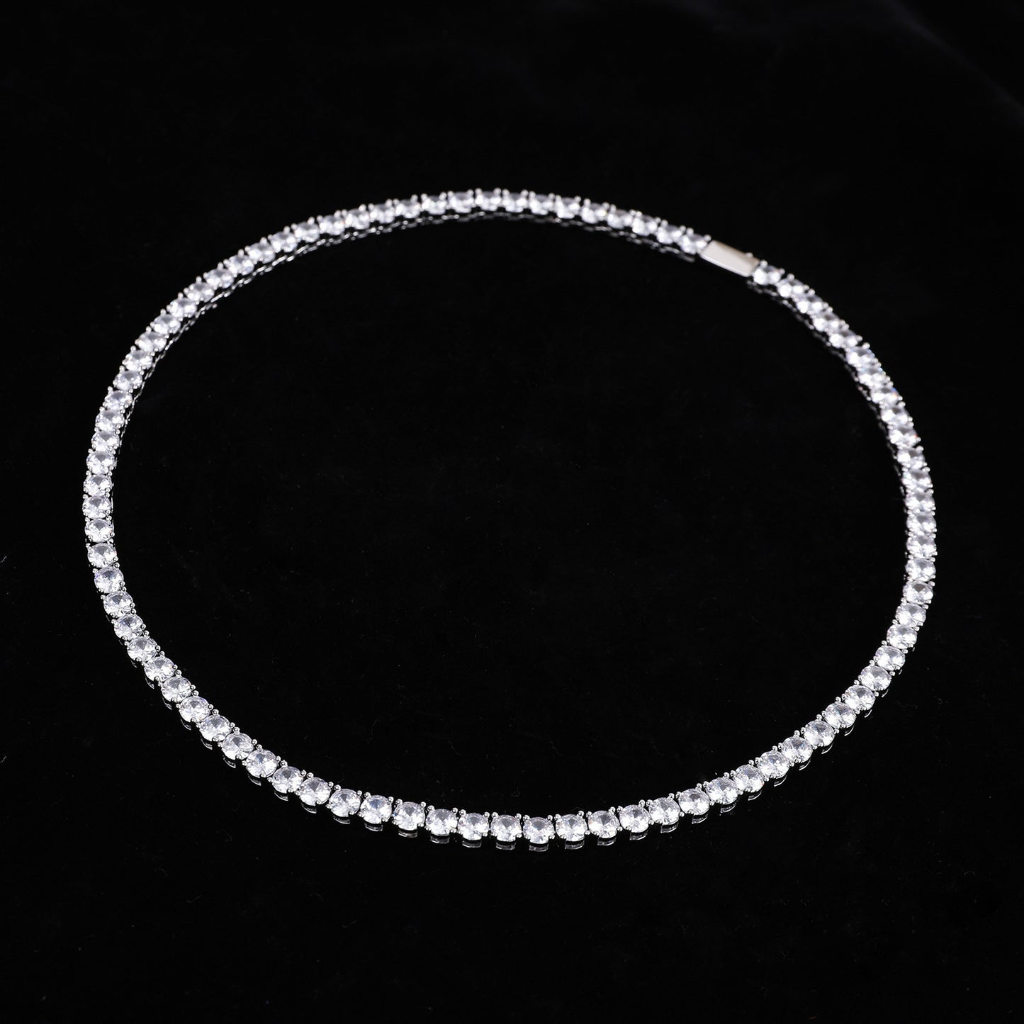 Titans Link 4mm Moissanite Tennis Chain