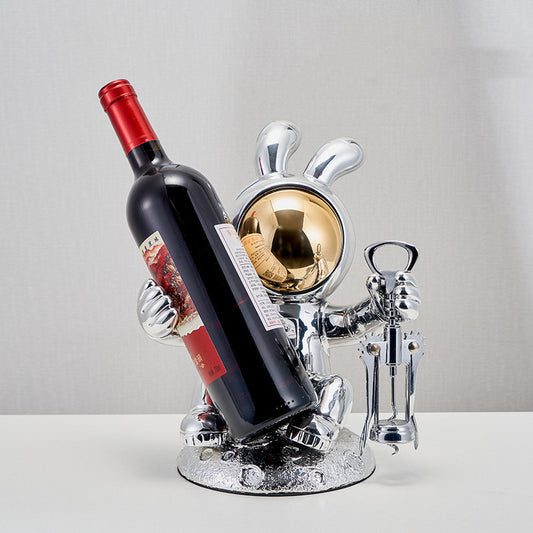 Stellar Astronaut Wine Rack + bottle opener