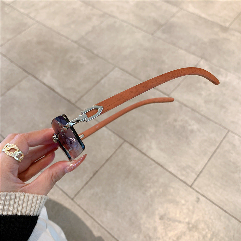 Glacia
 Frameless Wood Grain Glasses UV400