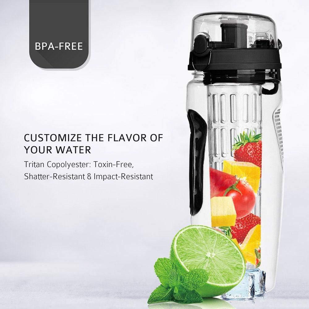 32Oz Fruit Infusing Infuser Water Bottle Water Fruit Bottle BPA Free