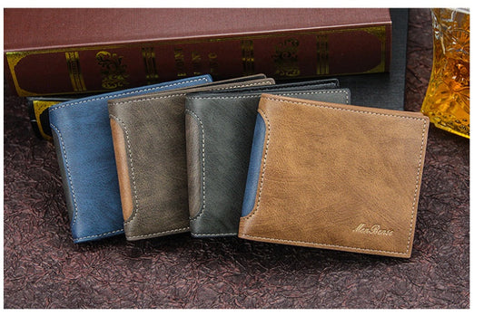 Bense Collection Leather Mens Wallet 
Tri-fold