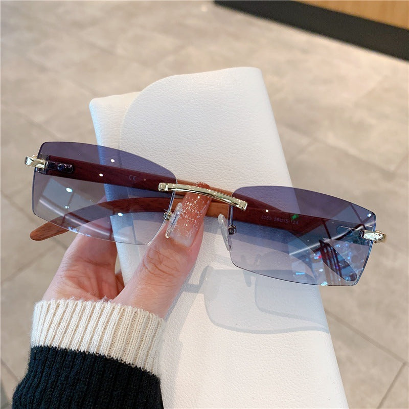Glacia
 Frameless Wood Grain Glasses UV400