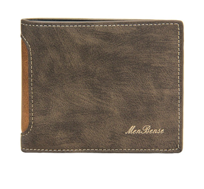 Bense Collection Leather Mens Wallet 
Tri-fold