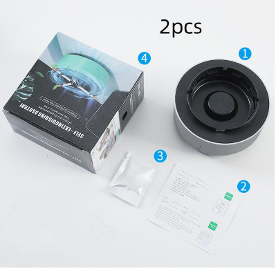 Automatic Smoke Removal Air Purification Ashtray