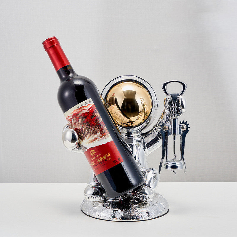 Stellar Astronaut Wine Rack + bottle opener