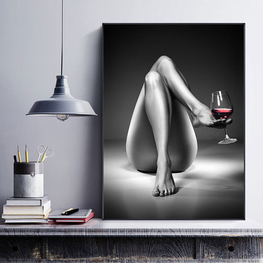 “A Glass Before Grace and Sin” Oil Canvas