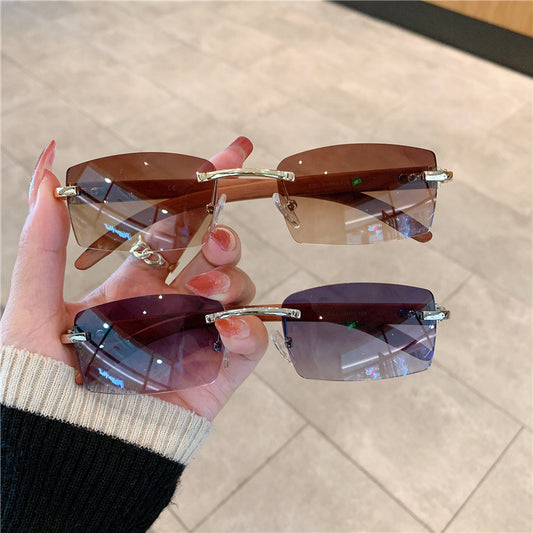 Glacia
 Frameless Wood Grain Glasses UV400
