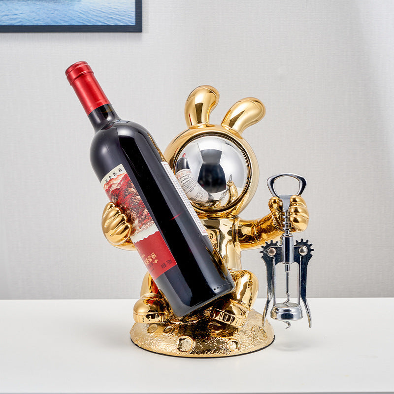 Stellar Astronaut Wine Rack + bottle opener