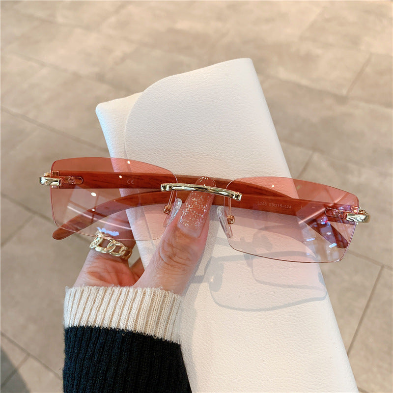 Glacia
 Frameless Wood Grain Glasses UV400