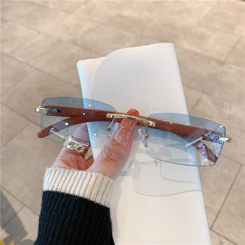 Glacia
 Frameless Wood Grain Glasses UV400